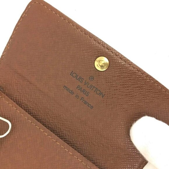 449105H V Louis Vuitton Key Case Multicles 4 Ring Brown Monogram - Picture 7 of 9
